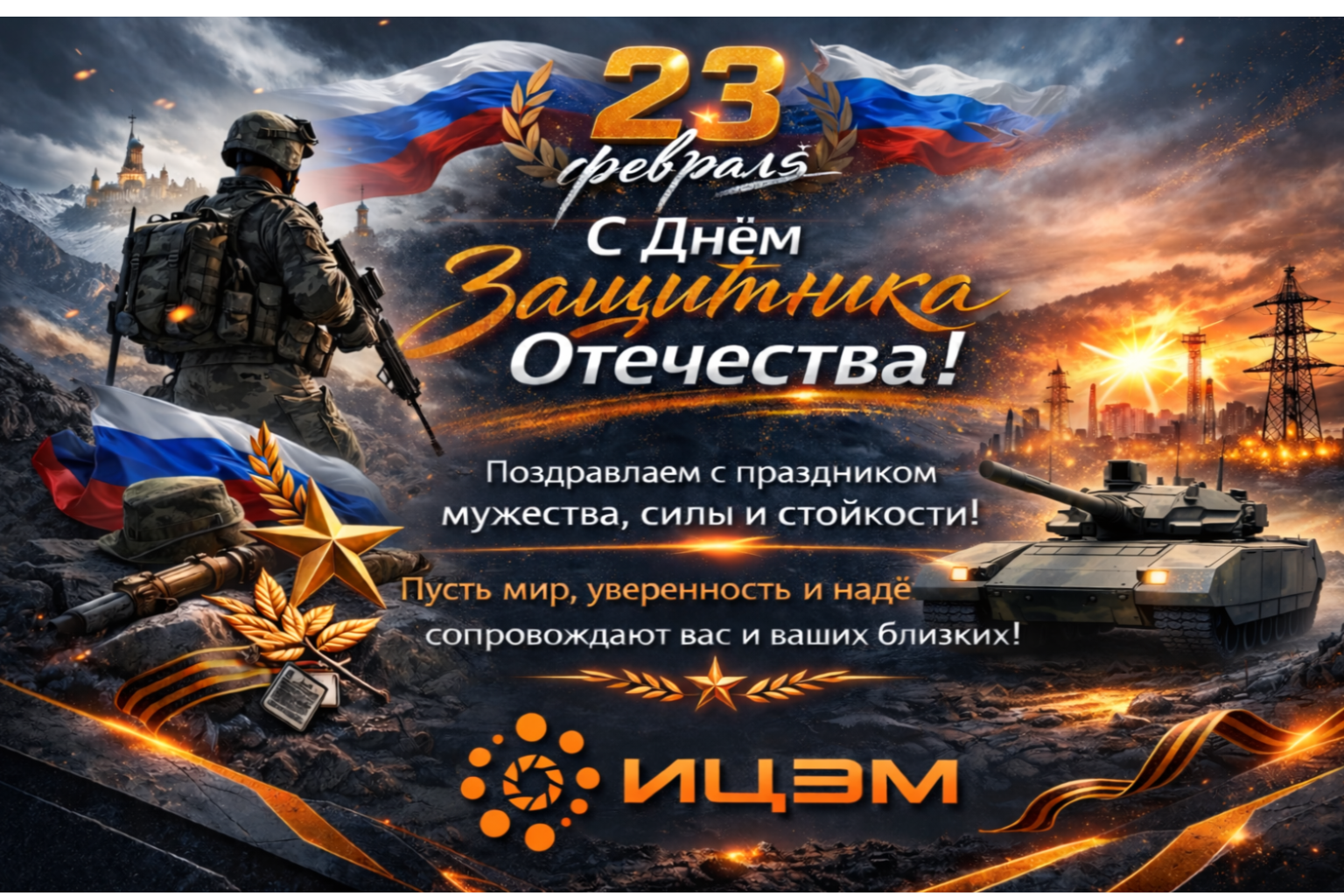 С Днём защитника Отечества!